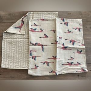 Flamingo Throw Pillow Covers (set of 2)